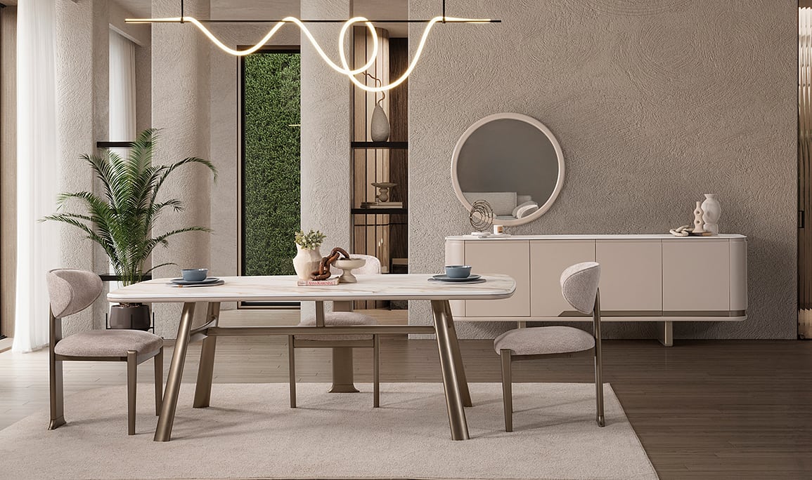 Medusa Home Mobilya - Nova Seramik Yemek Odası
