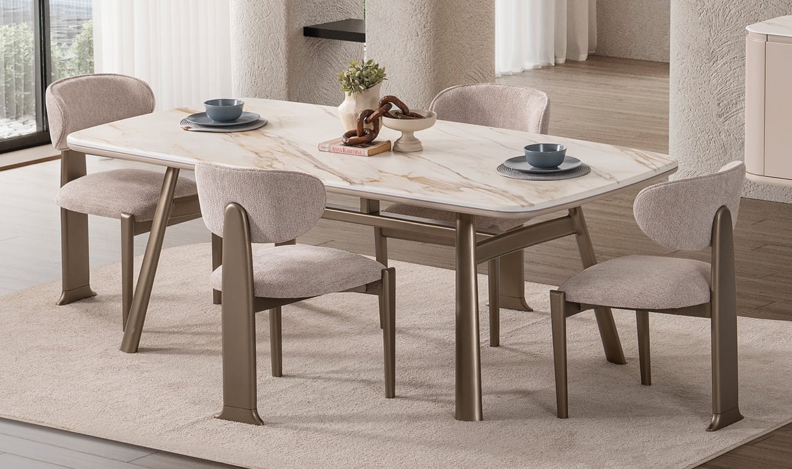 Medusa Home Mobilya - Nova Seramik Yemek Odası