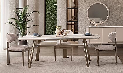 Medusa Home Mobilya - Nova Seramik Yemek Odası