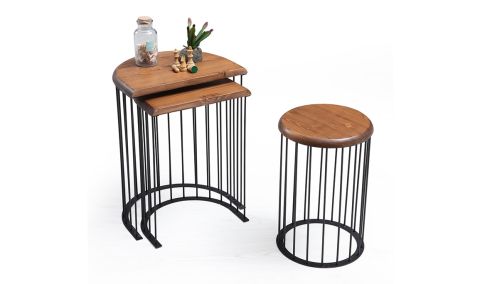 Medusa Home Mobilya - Nova Walnut Zigon Sehpa