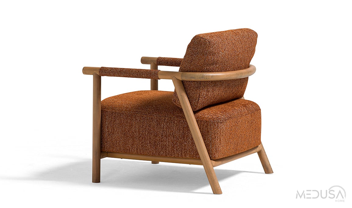 Medusa Home Mobilya - Nuva Ahşap Berjer