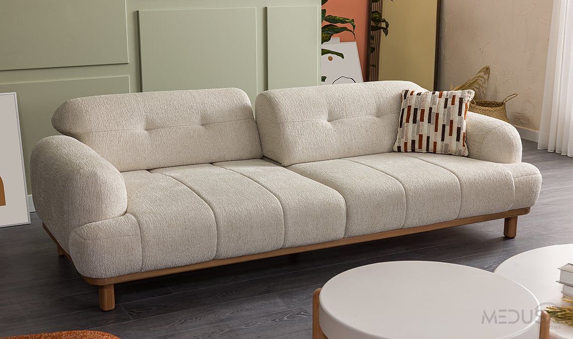 Medusa Home Mobilya - Nuva Üçlü Koltuk