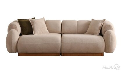 Medusa Home Mobilya - Nuvem Üçlü koltuk 