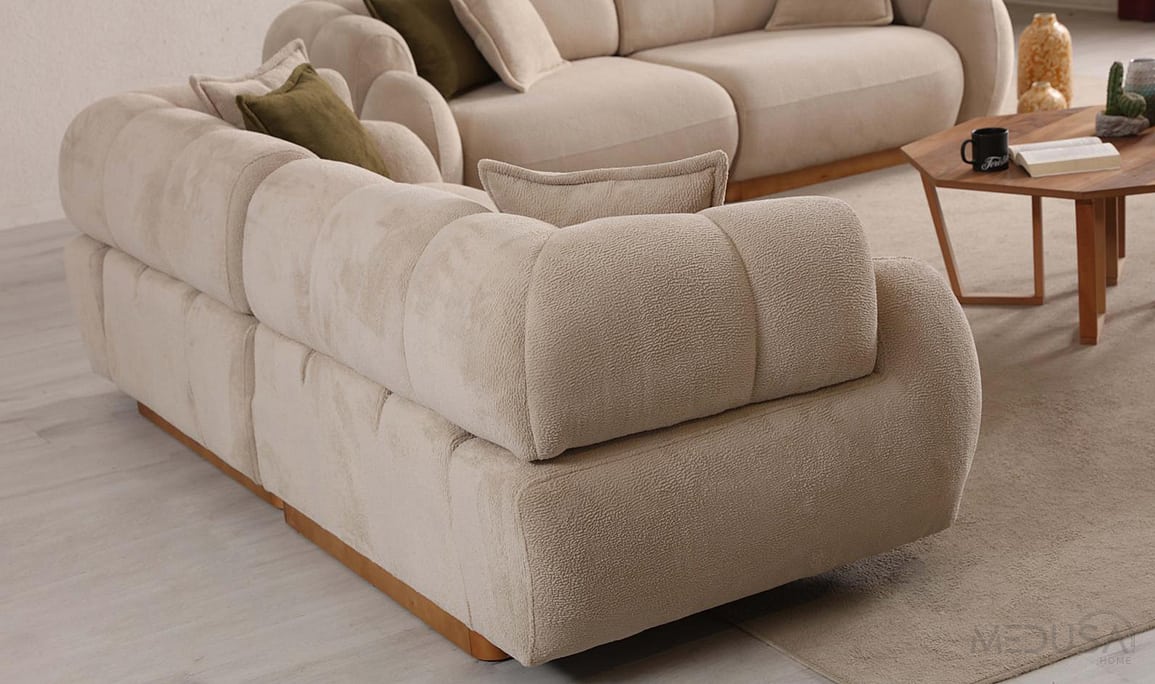 Medusa Home Mobilya - Nuvem Üçlü koltuk 