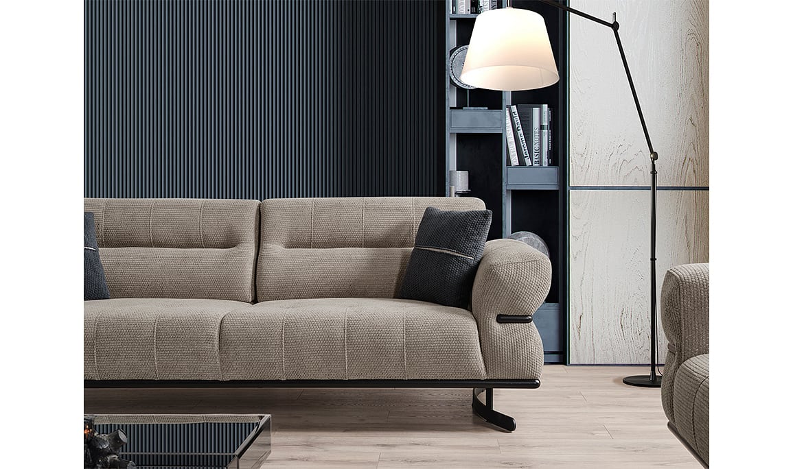 Medusa Home Mobilya - Octavia Metal Ayaklı Koltuk Takımı