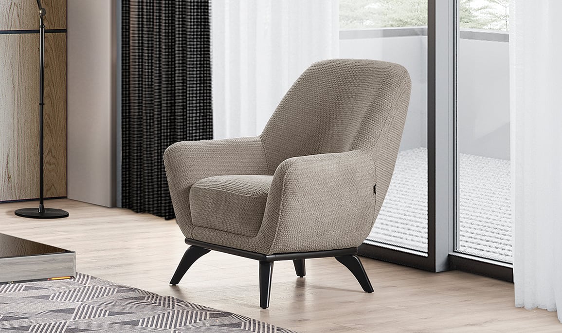 Medusa Home Mobilya - Octavia Metal Ayaklı Koltuk Takımı