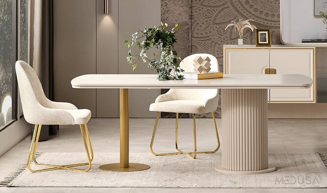Odda Lüx Yemek Masası | Medusa Home Mobilya - En uygun fiyatlar