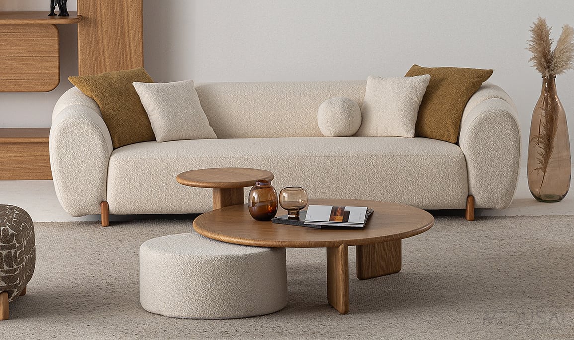 Medusa Home Mobilya - Oddo Plus Üçlü Koltuk