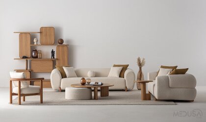 Medusa Home Mobilya - Oddo Plus Üçlü Koltuk