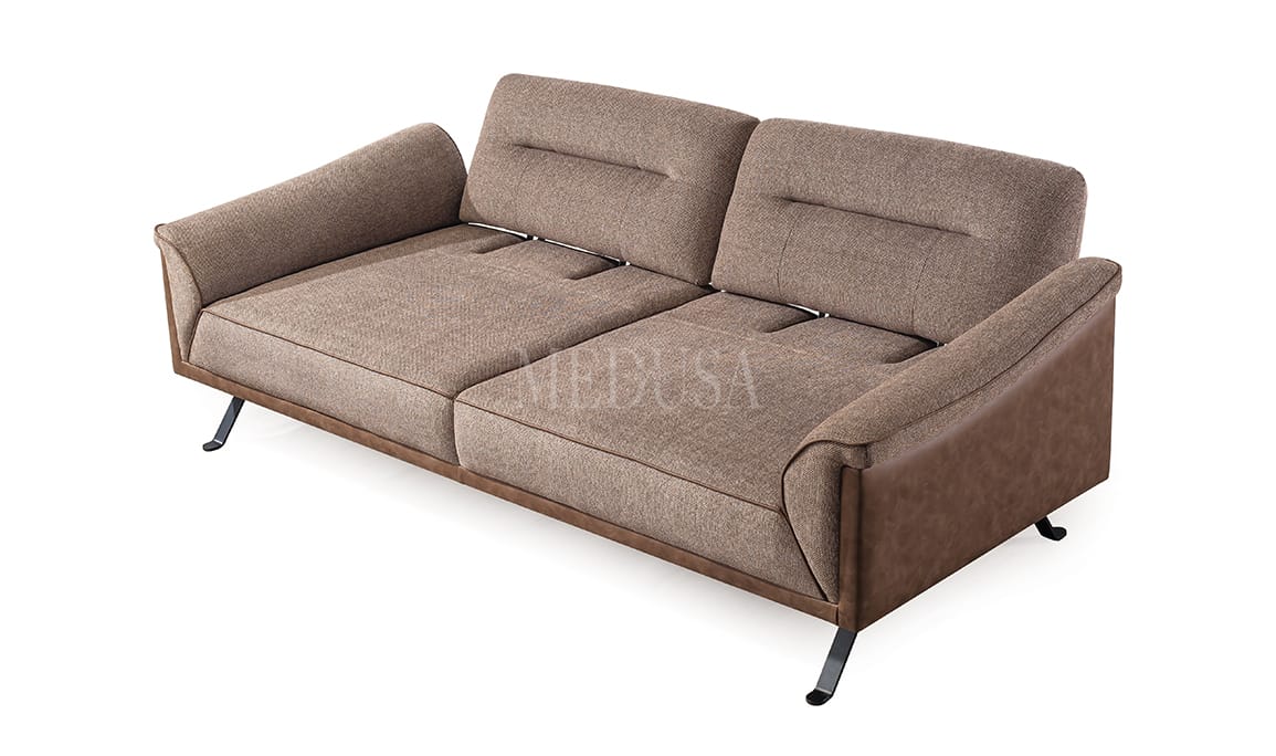 Medusa Home Mobilya - Odesi Metal Ayaklı Üçlü Koltuk