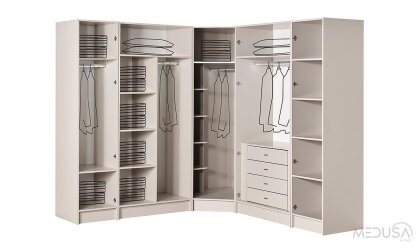 Medusa Home Mobilya - Oltu Köşe Gardırop