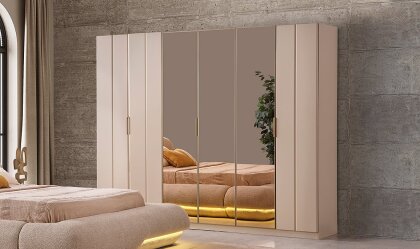 Medusa Home - Olya 6 Kapaklı Gardırop Medusa Home - Olya 6 Kapaklı Gardırop