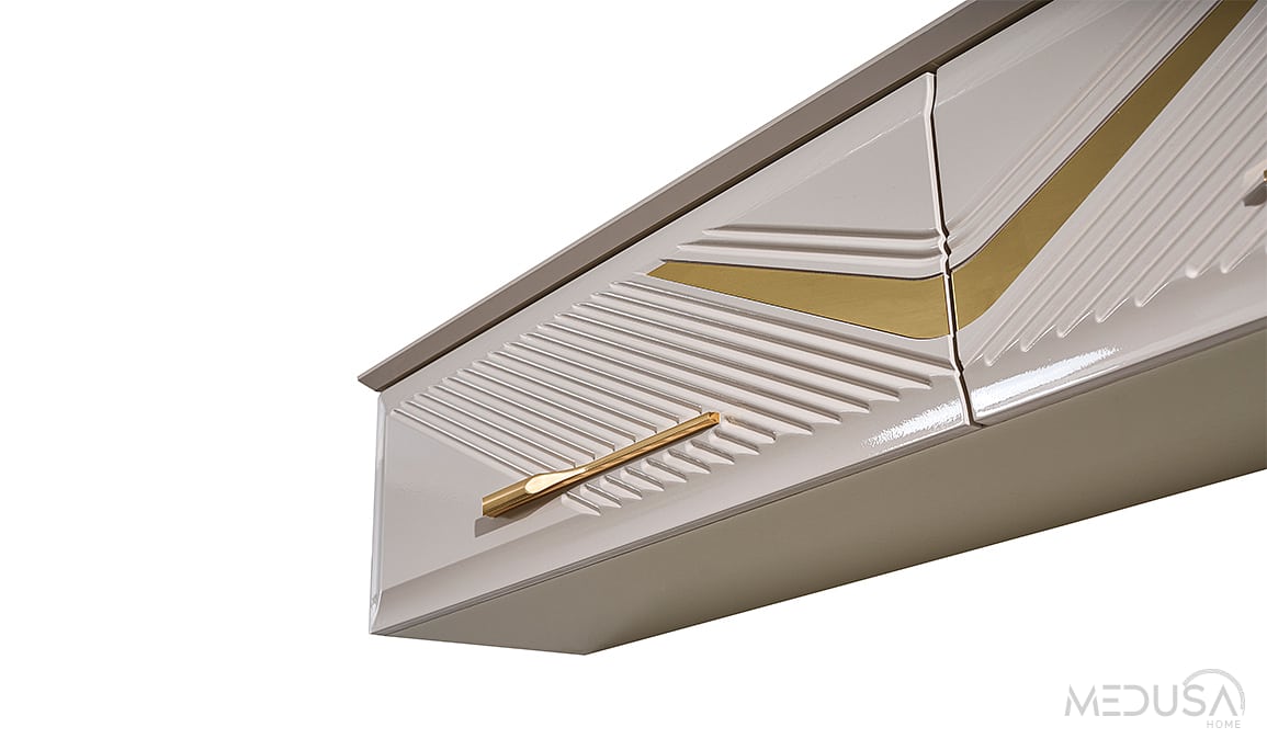 Medusa Home Mobilya - Olympos Luxury Şömineli Tv Ünitesi