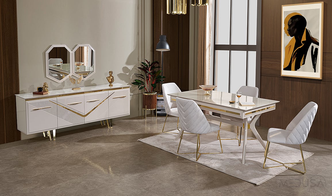 Medusa Home Mobilya - Olympos Luxury Yemek Odası