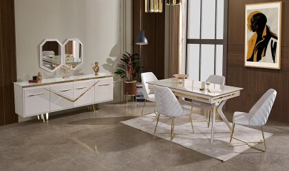 Medusa Home Mobilya - Olympos Luxury Yemek Odası