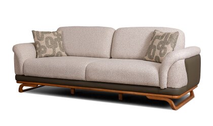 Medusa Home Mobilya - Onix Stripe Üçlü Koltuk