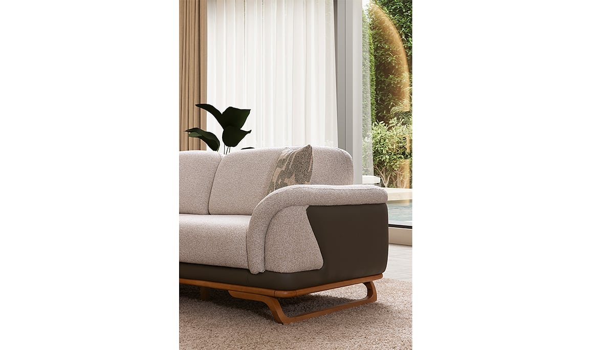 Medusa Home Mobilya - Onix Stripe Üçlü Koltuk