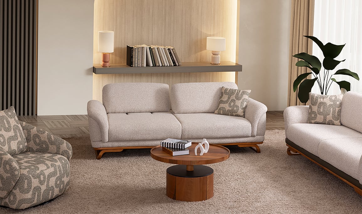 Medusa Home Mobilya - Onix Üçlü Koltuk