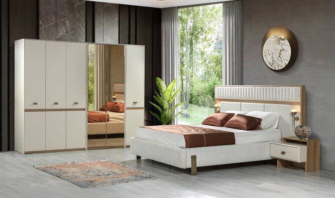 Medusa Home Mobilya - Opal Yatak Odası - Modern Yatak Odası