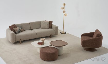 Medusa Home Mobilya - Opera Üçlü Koltuk