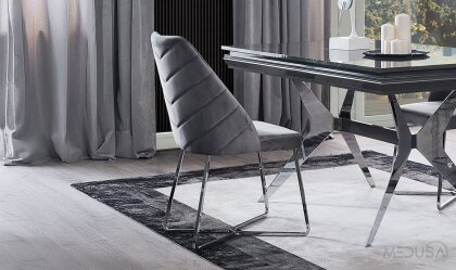 Medusa Home Mobilya - Oriente Antrasit Yemek Odası