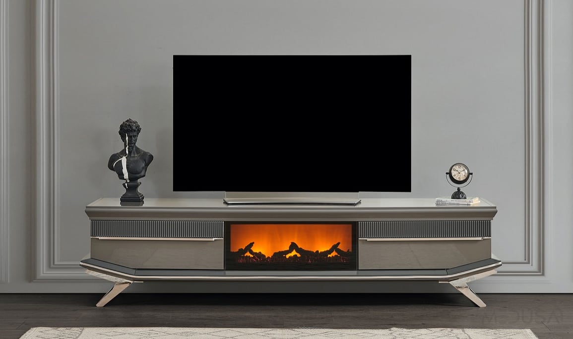 Medusa Home Mobilya - Oriente Antrasit Yemek Odası