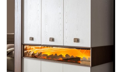 Medusa Home Mobilya - Orjin Şömineli Gardırop