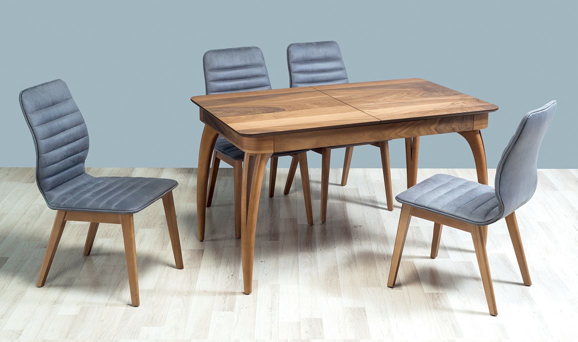 Medusa Home Mobilya - Orkide Ceviz Mutfak Masası