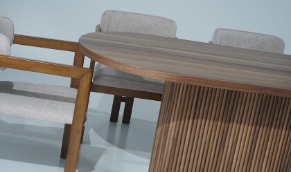 Medusa Home Mobilya - Orlando Ceviz Yemek Masası