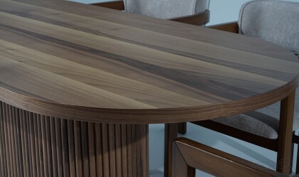 Medusa Home Mobilya - Orlando Ceviz Yemek Masası