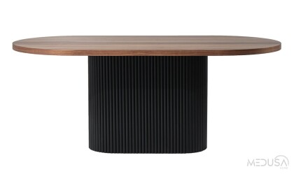 Medusa Home Mobilya - Orlando Siyah Yemek Masası