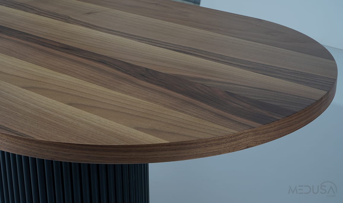 Medusa Home Mobilya - Orlando Siyah Yemek Masası