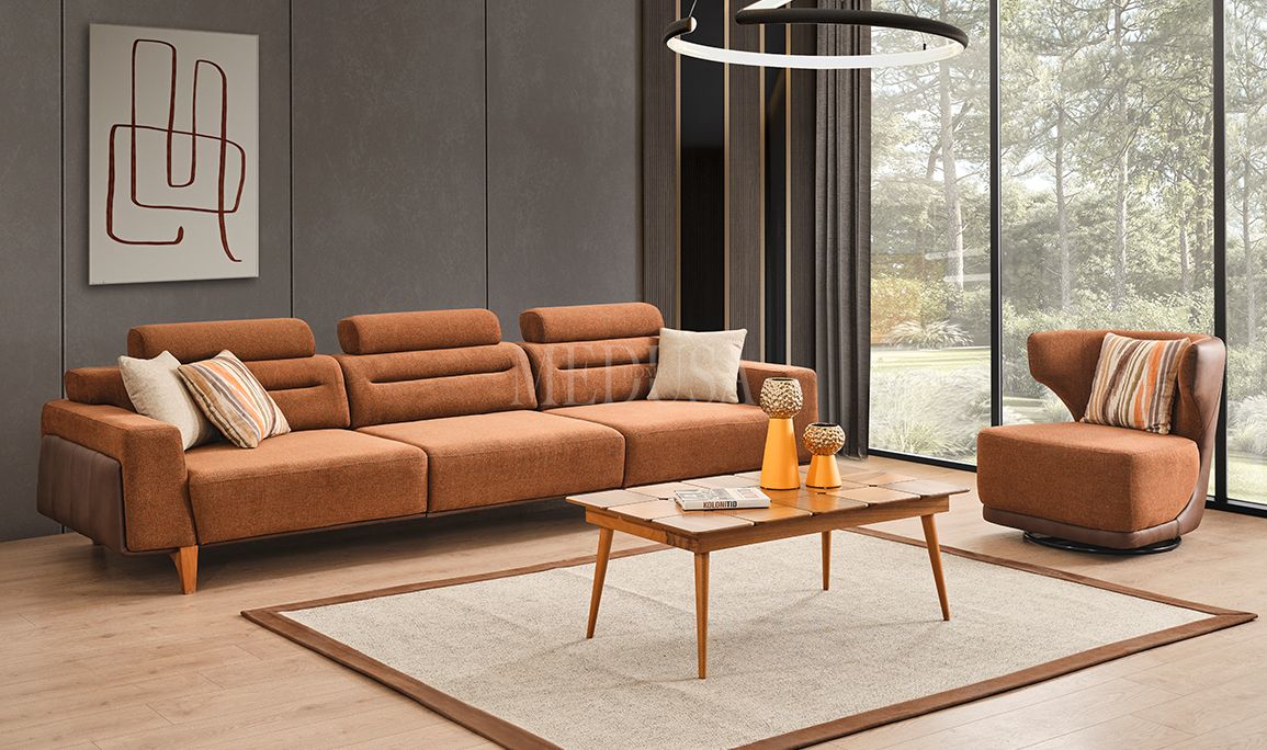 Medusa Home Mobilya - Oslo Koltuk Takımı 4+3+1