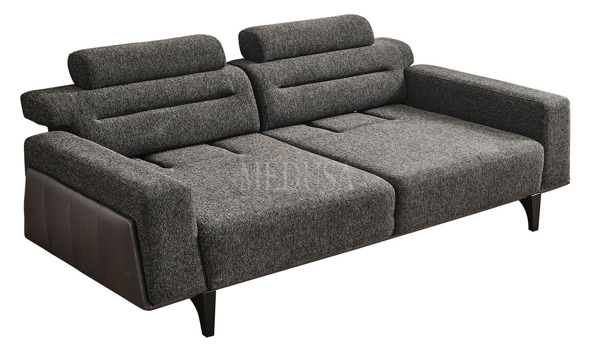Medusa Home Mobilya - Oslo Üçlü Koltuk Antrasit