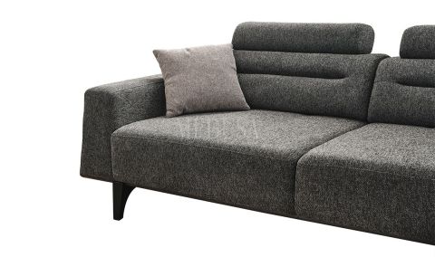 Medusa Home Mobilya - Oslo Üçlü Koltuk Antrasit