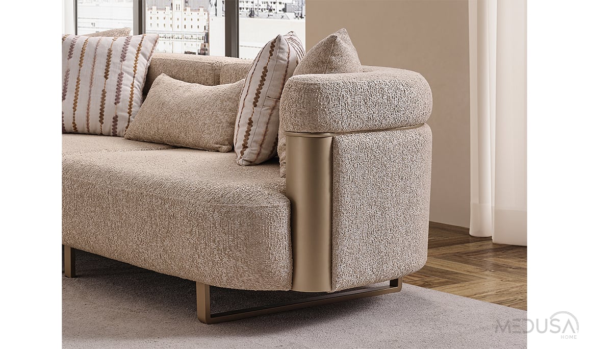Medusa Home Mobilya - Osvin Luxury Dörtlü Koltuk
