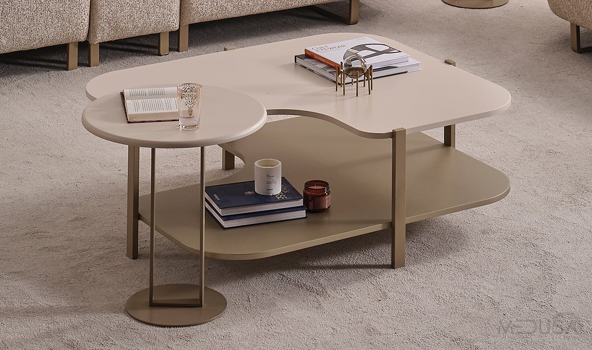 Medusa Home Mobilya - Osvin Luxury Sehpa Seti