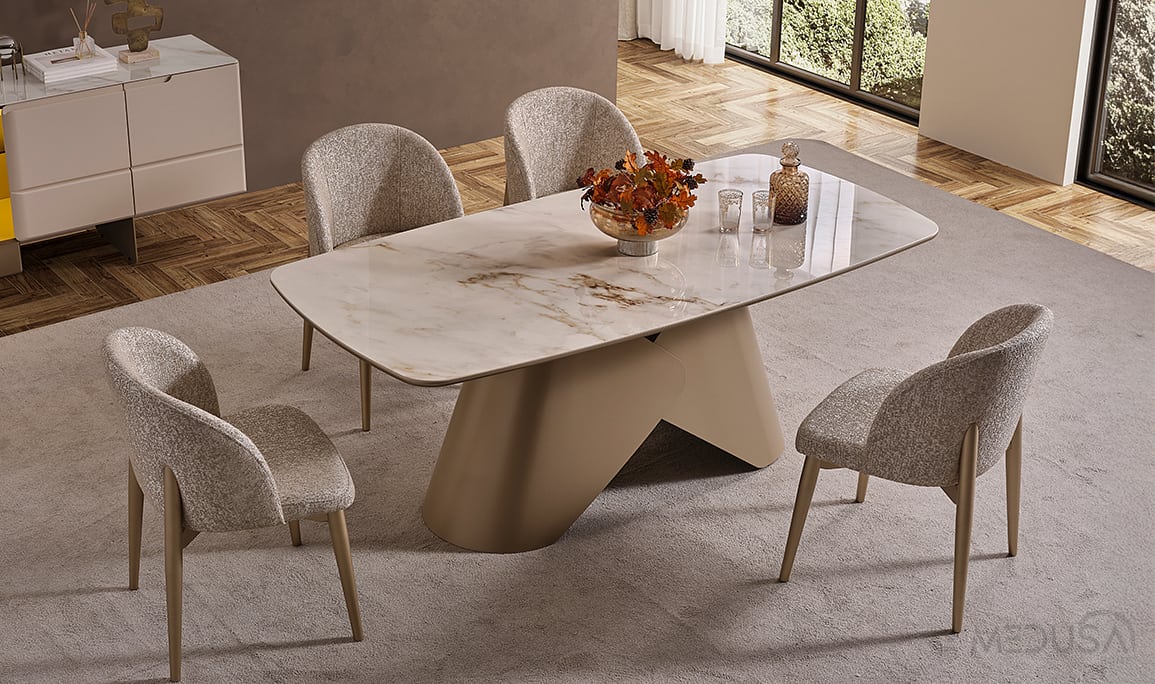 Medusa Home Mobilya - Osvin Luxury Yemek Masası