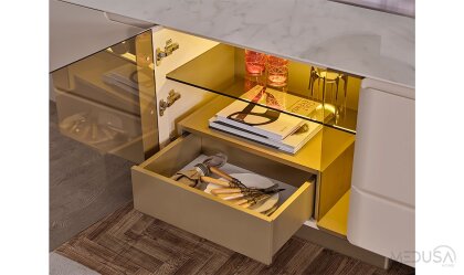 Medusa Home Mobilya - Osvin Luxury Yemek Odası