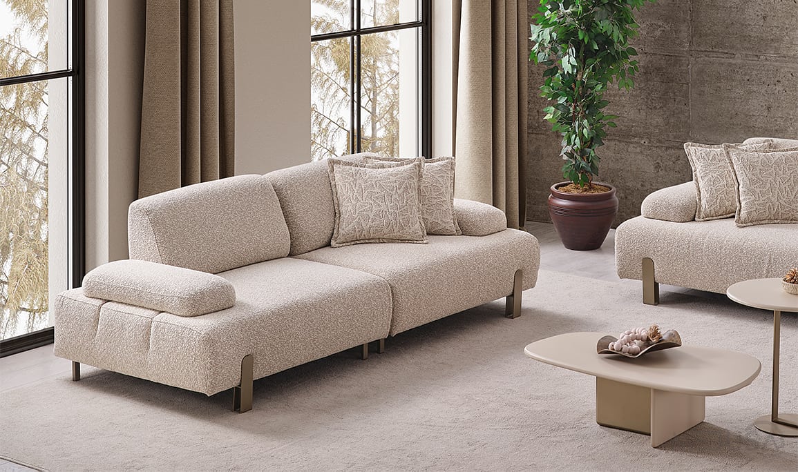 Medusa Home Mobilya - Osvin Üçlü Koltuk