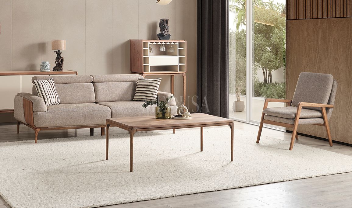 Medusa Home Mobilya - Otto Üçlü Koltuk