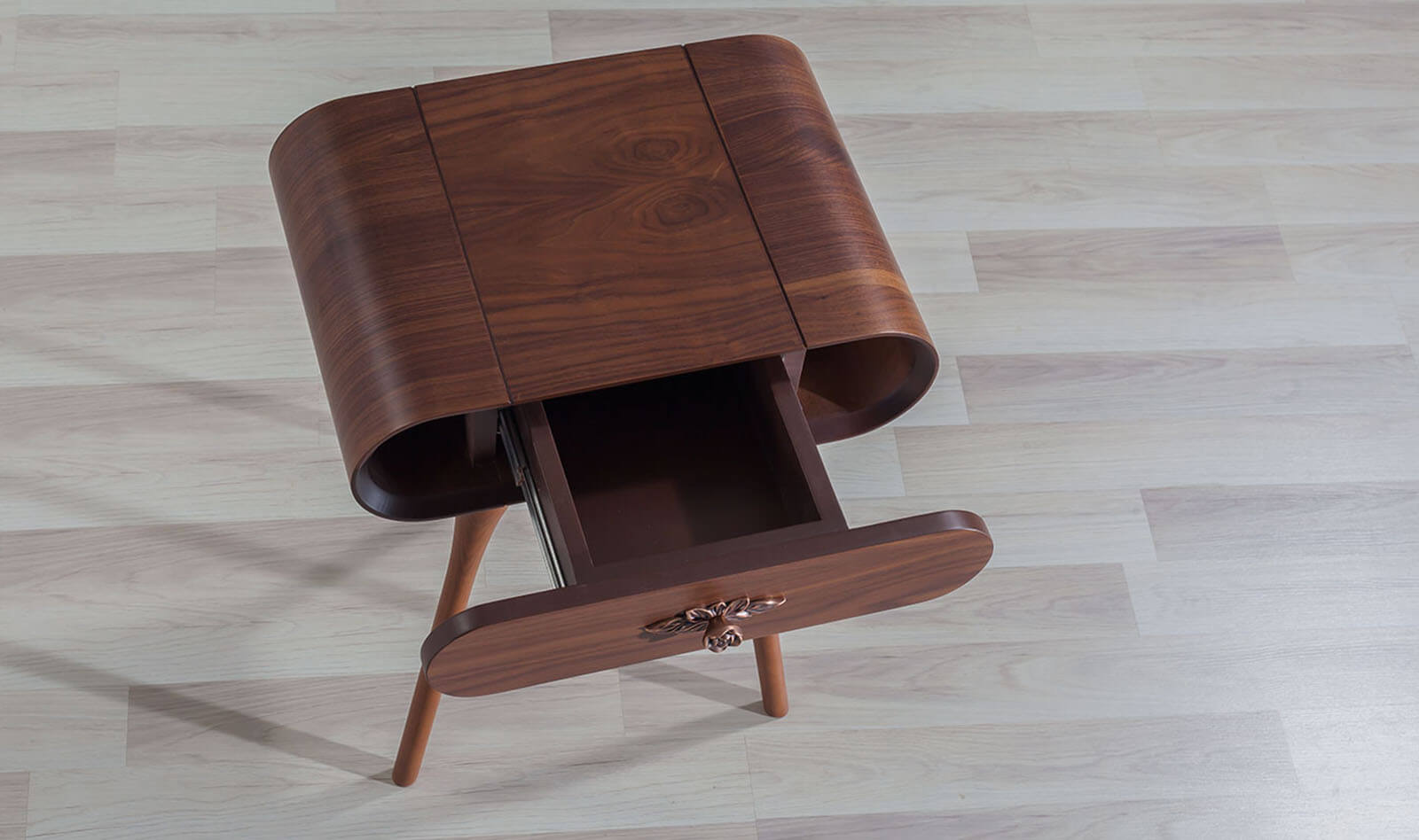 Medusa Home Mobilya - Özgür Yan Sehpa Ceviz