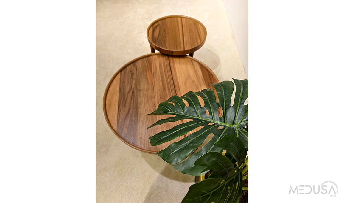 Medusa Home Mobilya - Pablo Ceviz Sehpa Seti