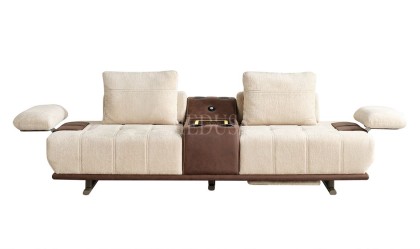 Medusa Home Mobilya - Pablo Ses Sistemli Üçlü Koltuk