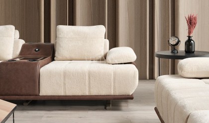 Medusa Home Mobilya - Pablo Ses Sistemli Üçlü Koltuk