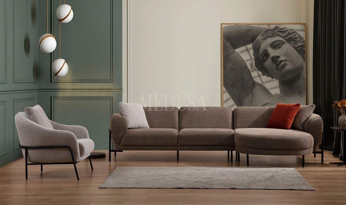 Medusa Home Mobilya - Palermo Kahve Köşe Takımı