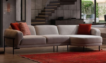 Medusa Home Mobilya - Palermo Koltuk Takımı L+3+1 Kremit