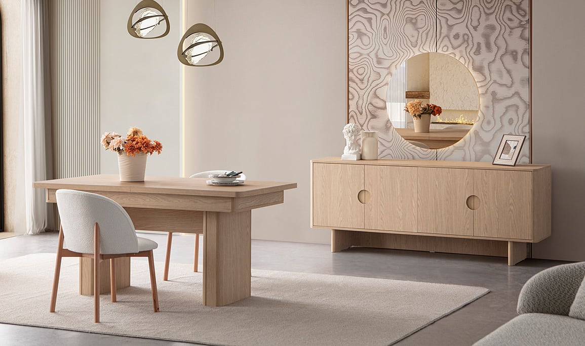 Medusa Home Mobilya - Panama Meşe Düğün Paketi