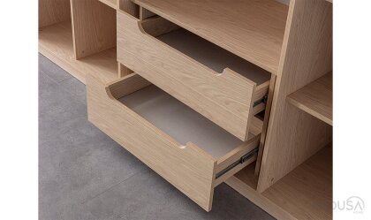 Medusa Home Mobilya - Panama Meşe Gardırop