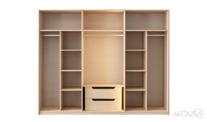 Medusa Home Mobilya - Panama Meşe Gardırop v2